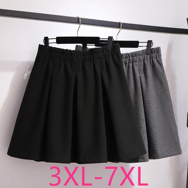 new autumn winter plus size mini skirt for women large casual loose elastic waist pleated skirts black gray 3xl 4xl 5xl 6xl
new autumn winter plus size mini skirt for women large casual loose elastic waist pleated skirts black gray 3xl 4xl 5xl 6xl