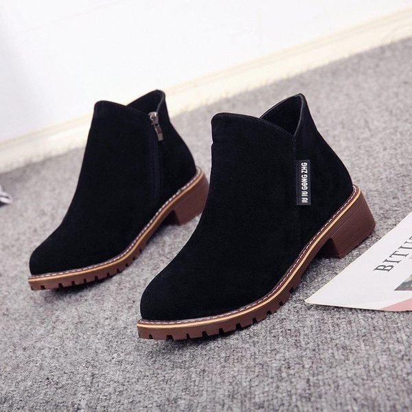 boots classic women autumn winter zipper snow ankle suede warm fur plush shoes zapatos de mujer, Black
boots classic women autumn winter zipper snow ankle suede warm fur plush shoes zapatos de mujer, Black