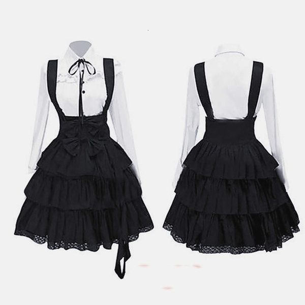 2021 new classic female lolita inspired vintage cosplay anime girl black manga long-sleeve knee dress plus size shirt y1ov, Black;gray
2021 new classic female lolita inspired vintage cosplay anime girl black manga long-sleeve knee dress plus size shirt y1ov, Black;gray