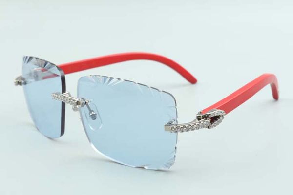 2021 style selling direct sales cutting lens medium diamonds sunglasses 3524020, red wooden temples glasses, size: 58-18-135mm, White;black
2021 style selling direct sales cutting lens medium diamonds sunglasses 3524020, red wooden temples glasses, size: 58-18-135mm, White;black