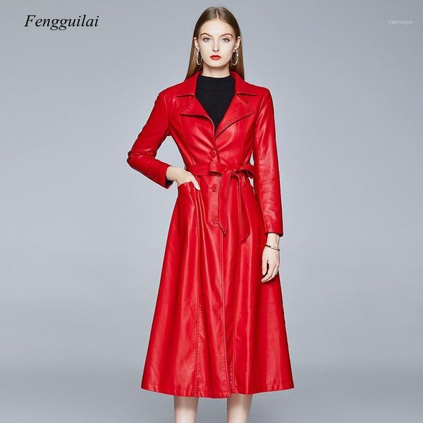 red black maxi leather trench coat for women long sleeve extra long skirted overcoat plus size fashion1
red black maxi leather trench coat for women long sleeve extra long skirted overcoat plus size fashion1