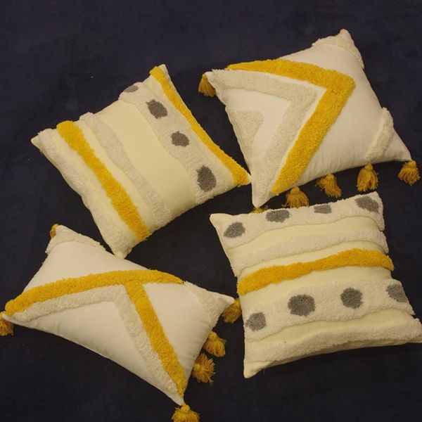 cushion/decorative pillow essie home tufted white yellow bohemian cushion cover case decoration fringe tassel decor
cushion/decorative pillow essie home tufted white yellow bohemian cushion cover case decoration fringe tassel decor