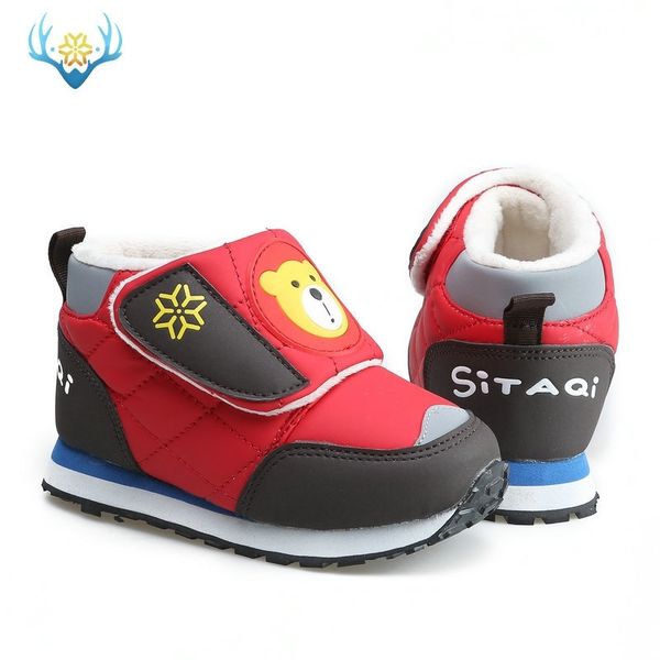 new boys warm shoes girls snow boots kids children winter boot waterproof thick insole non-slip protect feet y200104, Black;grey
new boys warm shoes girls snow boots kids children winter boot waterproof thick insole non-slip protect feet y200104, Black;grey