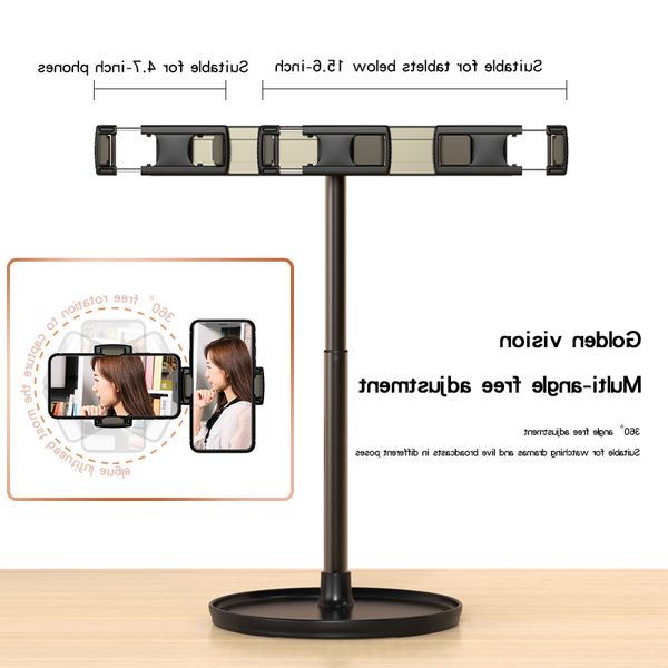 kjnnkjsdlaadyss flexible mobile tablet stand cell deskphone multi double cellphone holder live broadcast equipment3efss
kjnnkjsdlaadyss flexible mobile tablet stand cell deskphone multi double cellphone holder live broadcast equipment3efss