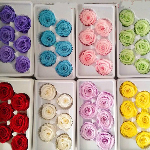 6pcs/box immortality rose head real flower preserved flowers valentines decoration rose in box diameter 5-6cm
6pcs/box immortality rose head real flower preserved flowers valentines decoration rose in box diameter 5-6cm