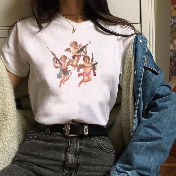 vintage t shirt new fashion clothes for women summer plus size angel print letter 90's baby printed tshirt harajuku ts3, White
vintage t shirt new fashion clothes for women summer plus size angel print letter 90's baby printed tshirt harajuku ts3, White