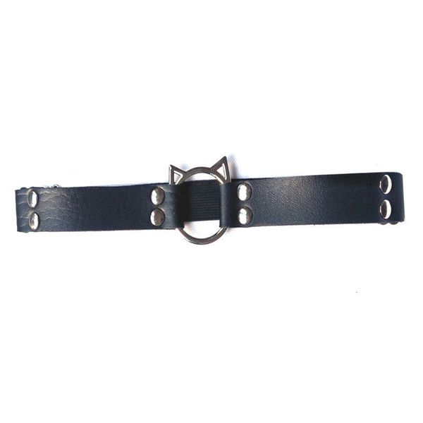 women men faux leather elasticity leg garter belt cute hollow cat stretchy wide band thigh ring anti-slip cosplay harness, Black;white 
women men faux leather elasticity leg garter belt cute hollow cat stretchy wide band thigh ring anti-slip cosplay harness, Black;white