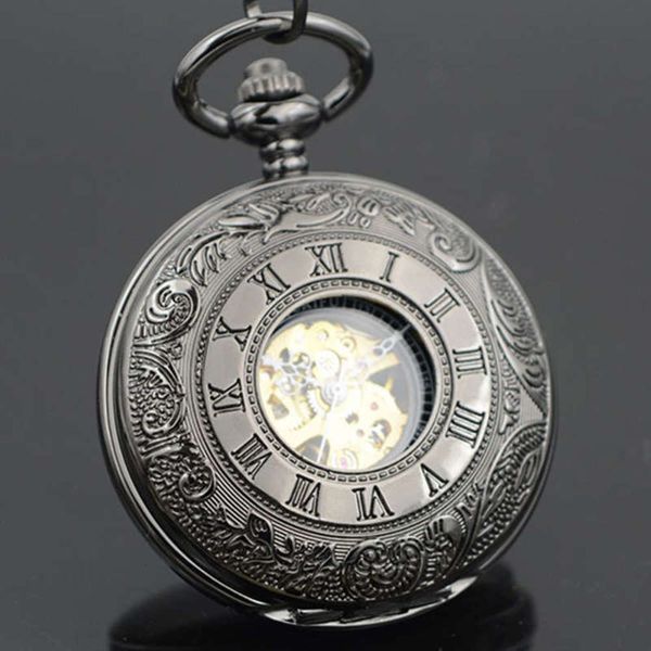 fashion case trend double classic open roman style mechanical personality male and female pocket watch fzx6, Slivery;brown
fashion case trend double classic open roman style mechanical personality male and female pocket watch fzx6, Slivery;brown