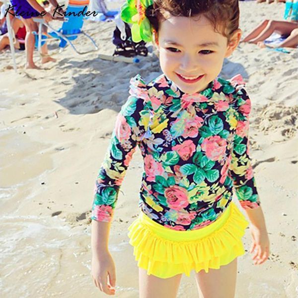 2-15y girls swimwear children's long sleeve rash guard set uv protection floral beach pool teenager girl bathing swimming suits1
2-15y girls swimwear children's long sleeve rash guard set uv protection floral beach pool teenager girl bathing swimming suits1