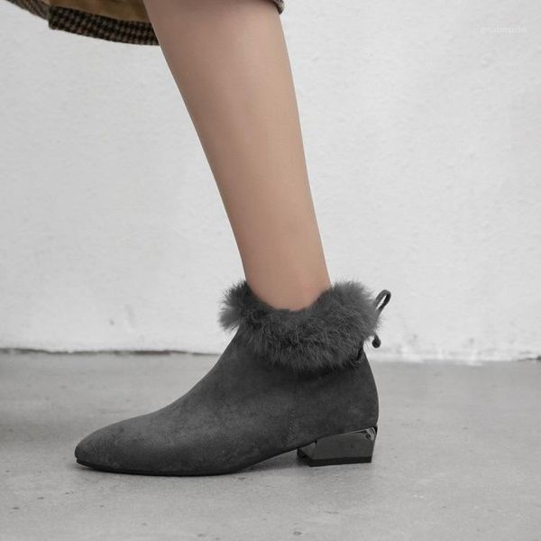 boots big size fashionable women's with pointed head, low heel and fluffy back tie1, Black
boots big size fashionable women's with pointed head, low heel and fluffy back tie1, Black