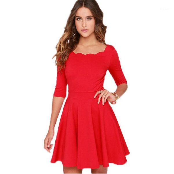 women summer dress autumn 2020 new western flounced bottoming dresses sleeved big yards vestidos women's clothing1, White;black
women summer dress autumn 2020 new western flounced bottoming dresses sleeved big yards vestidos women's clothing1, White;black