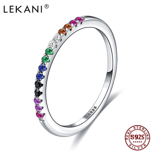 lekani rainbow color finger rings women and girls wedding sterling silver 925 ring fine jewelry gifts for friends q1218, Golden;silver
lekani rainbow color finger rings women and girls wedding sterling silver 925 ring fine jewelry gifts for friends q1218, Golden;silver