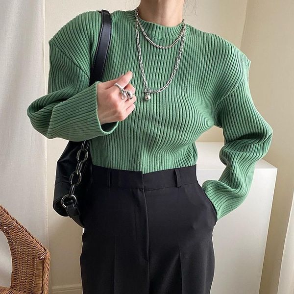 women's sweaters korobov korean chic loose knitted sweater women long sleeve candy color casual all-match pullover jumpers elegant suet, White;black
women's sweaters korobov korean chic loose knitted sweater women long sleeve candy color casual all-match pullover jumpers elegant suet, White;black