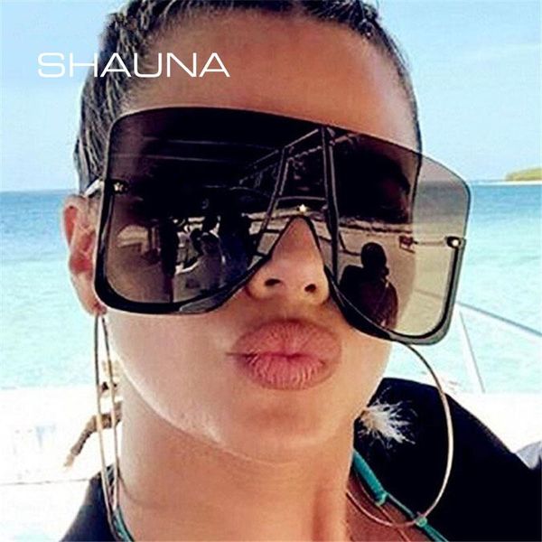 sunglasses shauna oversize half frame brand designer one piece goggle uv400, White;black
sunglasses shauna oversize half frame brand designer one piece goggle uv400, White;black