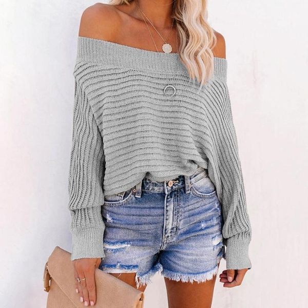 women's sweaters 2021 women long sleeve off-shoulder knitted sweater warm autumn winter jumpers ladies knitwear, White;black
women's sweaters 2021 women long sleeve off-shoulder knitted sweater warm autumn winter jumpers ladies knitwear, White;black