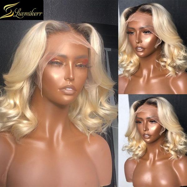 lace wigs 613 blonde human hair colored ombre hd transparent pre plucked remy 130 density body wave frontal for women, Black;brown
lace wigs 613 blonde human hair colored ombre hd transparent pre plucked remy 130 density body wave frontal for women, Black;brown
