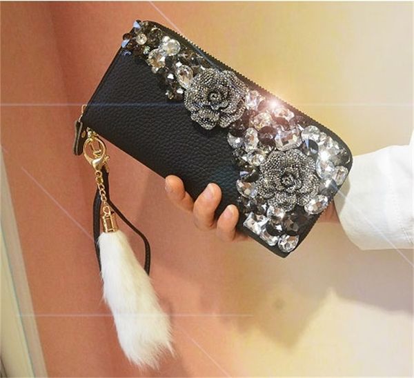 new women's wallets and genuine long-fashion leather handbags zipper clutch holder female card retro coin purse, Red;black
new women's wallets and genuine long-fashion leather handbags zipper clutch holder female card retro coin purse, Red;black