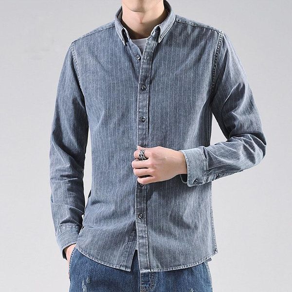 spring 2021 wear korean slim long-sleeve shirt striped men's lapel shirt business casual fashion cotton adult, White;black
spring 2021 wear korean slim long-sleeve shirt striped men's lapel shirt business casual fashion cotton adult, White;black