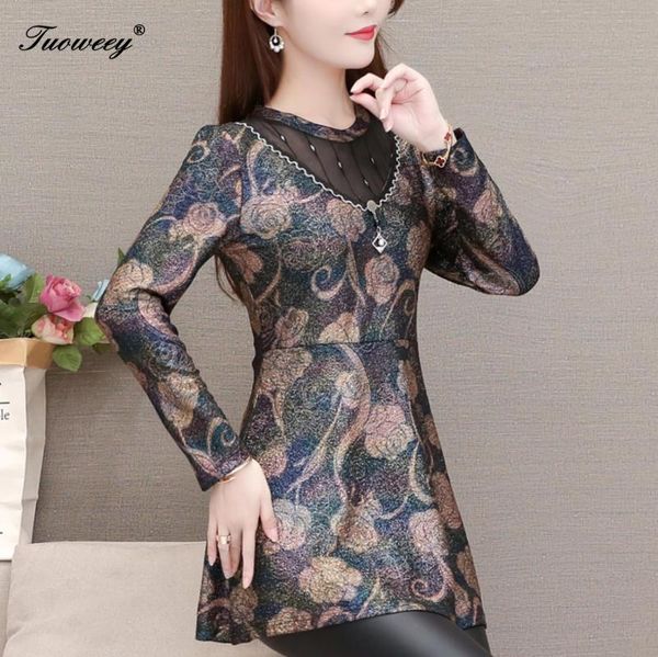 women's blouses & shirts 2021 print women floral 5xl plus size long sleeve o-neck spring femme womens and, White
women's blouses & shirts 2021 print women floral 5xl plus size long sleeve o-neck spring femme womens and, White