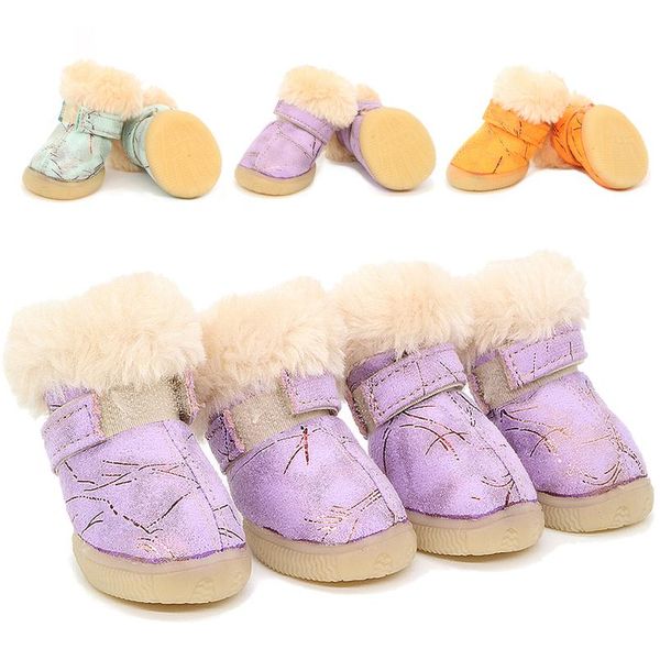 4pcs warm pet dog cat shoes anti-slip dog boots socks winter puppy cat rain snow booties footwear for small dogs chihu qylzym
4pcs warm pet dog cat shoes anti-slip dog boots socks winter puppy cat rain snow booties footwear for small dogs chihu qylzym