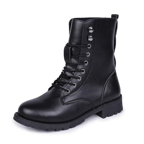 vogue chunky motorcycle boots women autumn round toe lace-up black boots shoes street outdoor style girls high tube
vogue chunky motorcycle boots women autumn round toe lace-up black boots shoes street outdoor style girls high tube