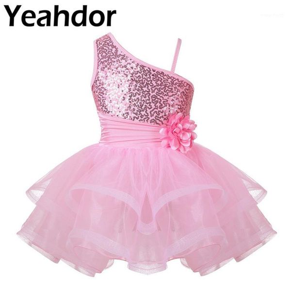 kids girls one-shoulder design sequins flower ballet dance gymnastics leotard tutu dress kids dance wear costume ballerina dress1, Black;red
kids girls one-shoulder design sequins flower ballet dance gymnastics leotard tutu dress kids dance wear costume ballerina dress1, Black;red