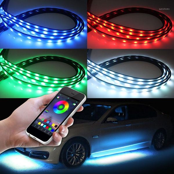 4pcs rgb led waterproof under car underglow system lights strips bluetooth app/ rf remote controller 90x120cm for racing style1
4pcs rgb led waterproof under car underglow system lights strips bluetooth app/ rf remote controller 90x120cm for racing style1