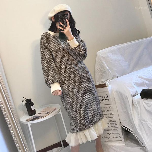 2020 sweater dress women fall 2020 winter plus size 4xl loose kawaii dresses korean style long sleeve clothing1, Black;gray
2020 sweater dress women fall 2020 winter plus size 4xl loose kawaii dresses korean style long sleeve clothing1, Black;gray