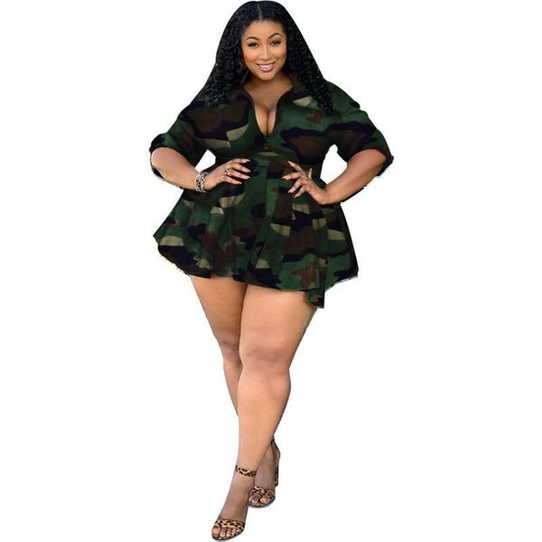 camo print women plus size shirt coat buttons up turn down collar long sleeve jacket outerwear with belt fashion outfit, Black;brown
camo print women plus size shirt coat buttons up turn down collar long sleeve jacket outerwear with belt fashion outfit, Black;brown