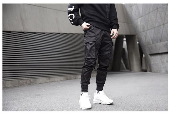 men ribbons color block black pocket cargo pants harem joggers harajuku sweatpant hip hop trousers1
men ribbons color block black pocket cargo pants harem joggers harajuku sweatpant hip hop trousers1