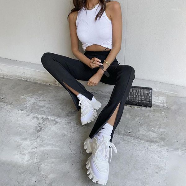 lossky fashion black khaki autumn women skinny office front split trousers high waist pants long slim winter 2020 design pants1, Black;white
lossky fashion black khaki autumn women skinny office front split trousers high waist pants long slim winter 2020 design pants1, Black;white