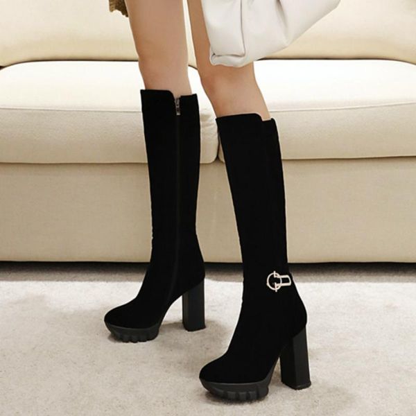 flock knee high boots women shoes black women's winter high boots platform block heels long ladies shoes
flock knee high boots women shoes black women's winter high boots platform block heels long ladies shoes