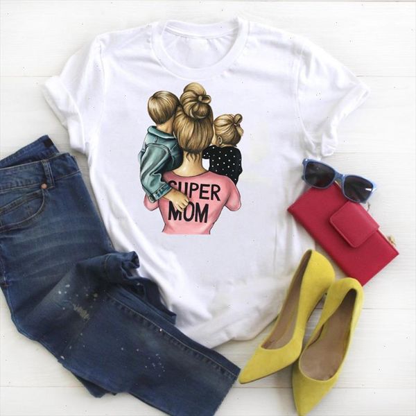women shirt clothes super mom 90s cartoon mother fashion ladies graphic printed tee kawaii womens tshirt female t shirt, White
women shirt clothes super mom 90s cartoon mother fashion ladies graphic printed tee kawaii womens tshirt female t shirt, White