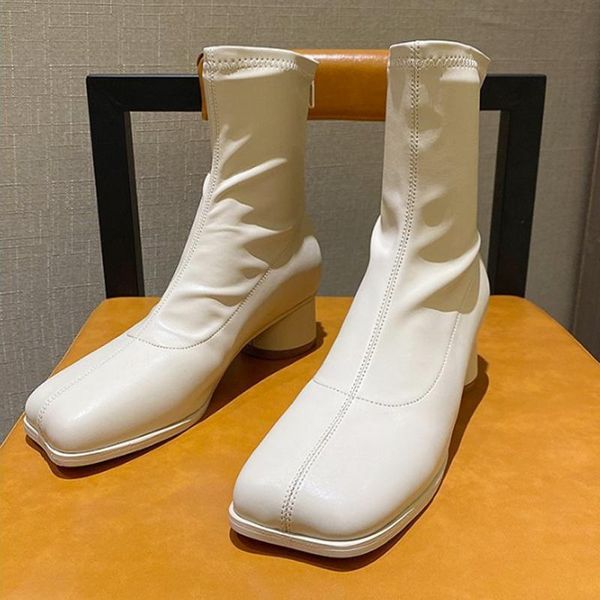 boots ankle for women square toe fashion shoes woman booties zipper high heels comfortable slim botas mujer 2021, Black
boots ankle for women square toe fashion shoes woman booties zipper high heels comfortable slim botas mujer 2021, Black