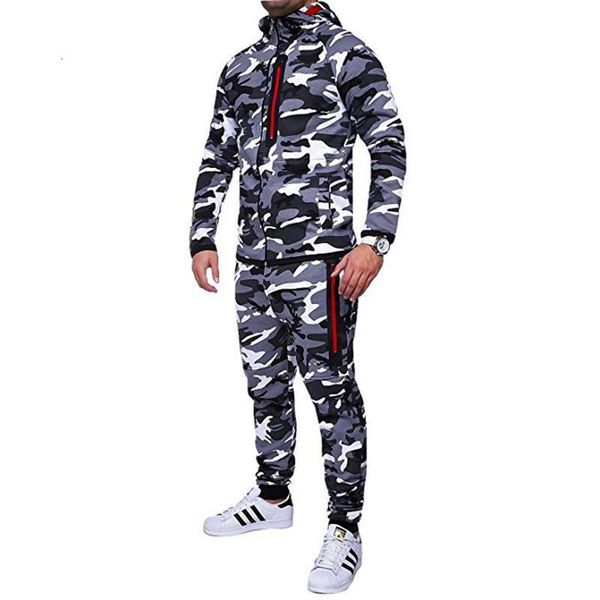 new camouflage printed men set fashion zipper jacket men 2pcs tracksuit sportswear hoodies sweatshirt pants joggers suit my052, Black
new camouflage printed men set fashion zipper jacket men 2pcs tracksuit sportswear hoodies sweatshirt pants joggers suit my052, Black