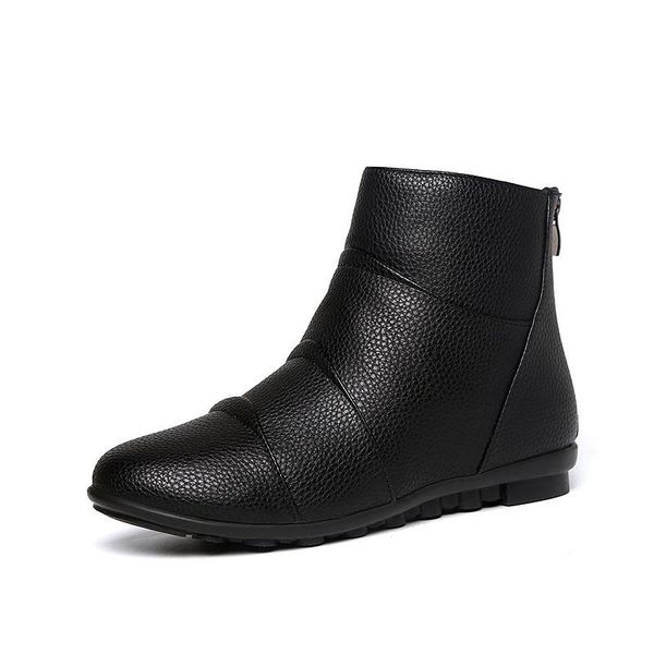 boots women 2021 round toe shoes luxury designer flat heel winter footwear mid calf fashion low ladies autumn rock, Black
boots women 2021 round toe shoes luxury designer flat heel winter footwear mid calf fashion low ladies autumn rock, Black