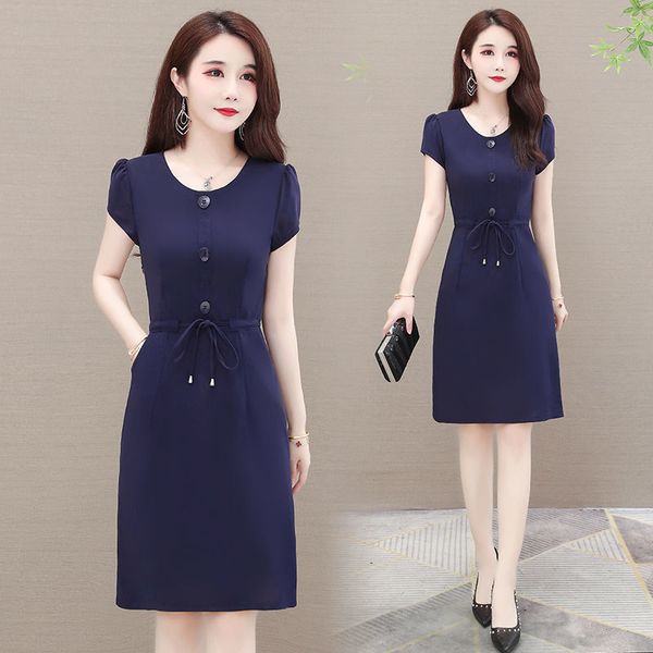 l-5xl plus size women elegant pure color lace up slim short sleeve a-line black navy blue wine red women cocktail dresses party
l-5xl plus size women elegant pure color lace up slim short sleeve a-line black navy blue wine red women cocktail dresses party