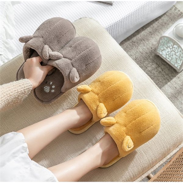 winter women's plush slippers women furry slippers cute animal ears warm ladies soft indoor flats shoes female new 201215, Black
winter women's plush slippers women furry slippers cute animal ears warm ladies soft indoor flats shoes female new 201215, Black