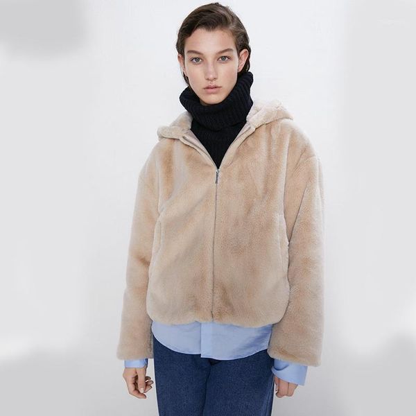 ladyfirsy women faux fur coat with hooded winter warm high waist ticken woolen female solid simple cotton outwear wholesale1, Black
ladyfirsy women faux fur coat with hooded winter warm high waist ticken woolen female solid simple cotton outwear wholesale1, Black