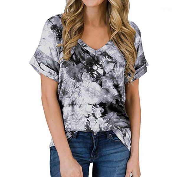 women's t-shirt women casual short tshirts 2021 plus size s-2xl gradient color print tshirt tie-dye sleeve v-neck 1, White
women's t-shirt women casual short tshirts 2021 plus size s-2xl gradient color print tshirt tie-dye sleeve v-neck 1, White
