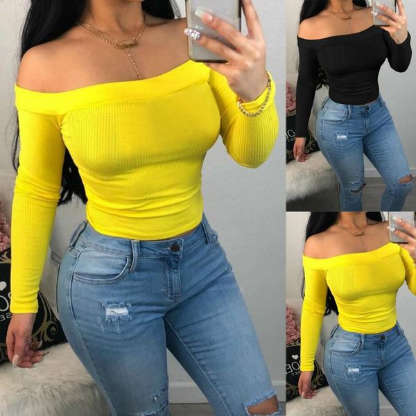 women's blouses & shirts 40#women's fashion casual off shoulder long sleeve short strapless slash neck solid color blouse autumn s, White
women's blouses & shirts 40#women's fashion casual off shoulder long sleeve short strapless slash neck solid color blouse autumn s, White