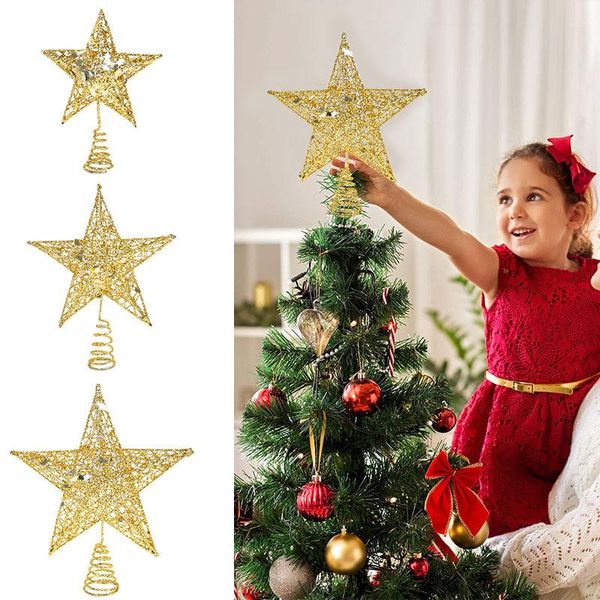 christmas decorations gold silver glitter shiny tree star exquisite iron art ornament for decoration year home decor
christmas decorations gold silver glitter shiny tree star exquisite iron art ornament for decoration year home decor
