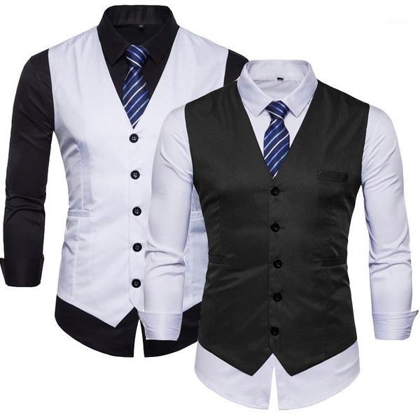 ouma men suit waistcoat solid color slim fit large size single breasted vest men's vest1, Black;white
ouma men suit waistcoat solid color slim fit large size single breasted vest men's vest1, Black;white
