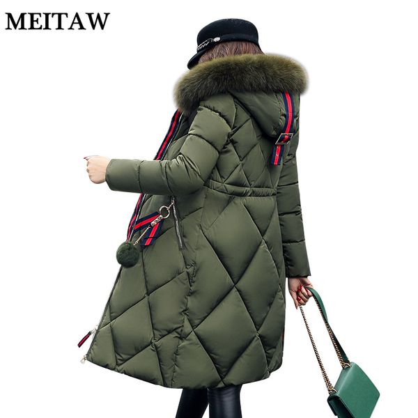 women winter long down coats plus size warm casual fur neck thick cotton hooded down jackets korean overcoat coat lj201128, Black
women winter long down coats plus size warm casual fur neck thick cotton hooded down jackets korean overcoat coat lj201128, Black