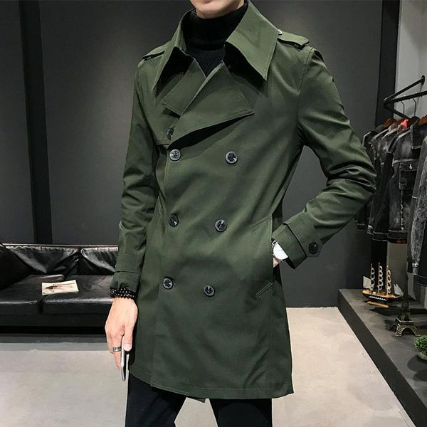 men's trench coats coat men slim fit double-breasted overcoat mens autumn trenchcoat korean solid long windbreaker business, Tan;black
men's trench coats coat men slim fit double-breasted overcoat mens autumn trenchcoat korean solid long windbreaker business, Tan;black
