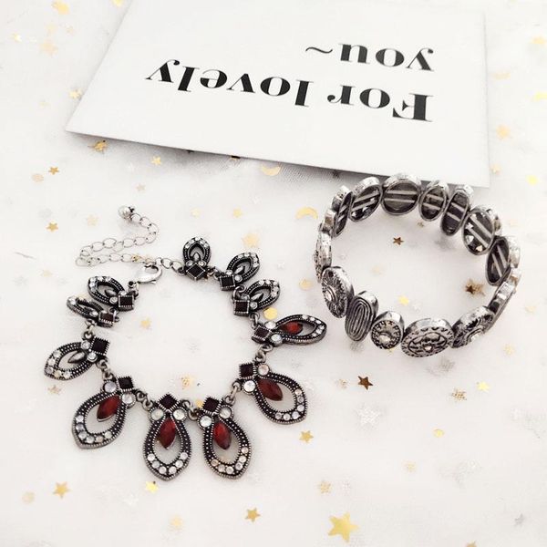 2 piece/set ins vintage handmade elastic bracelets bohemia women party hiphop rock bohemia bracelet jewelry, Golden;silver
2 piece/set ins vintage handmade elastic bracelets bohemia women party hiphop rock bohemia bracelet jewelry, Golden;silver