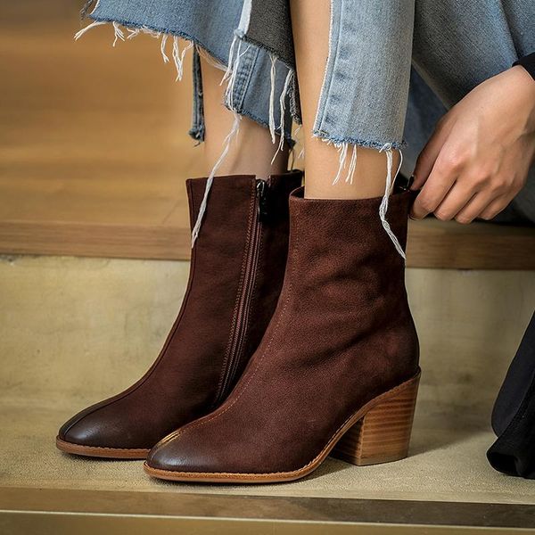 boots 2021 vintage women low heels buckle cowboy mid-calf fashion casual platform shoes plus size 34-43 ankle, Black
boots 2021 vintage women low heels buckle cowboy mid-calf fashion casual platform shoes plus size 34-43 ankle, Black