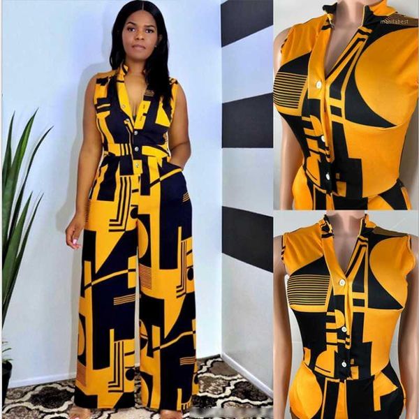 printing women jumpsuits 2021 autumn stand neck single breasted sleeveless wide pants for lady nightclub party wear1, Black;white
printing women jumpsuits 2021 autumn stand neck single breasted sleeveless wide pants for lady nightclub party wear1, Black;white