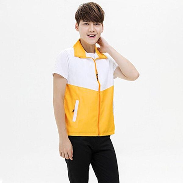 women's vests women men zip up vest waistcoat jacket workwear volunteer overalls work outwear1, Black;white
women's vests women men zip up vest waistcoat jacket workwear volunteer overalls work outwear1, Black;white