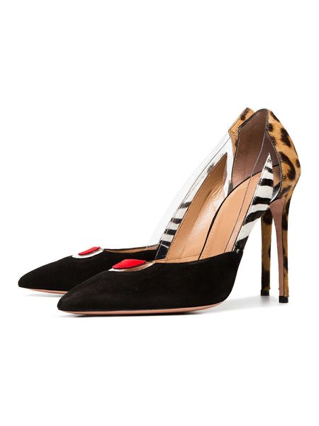 unique-fit shoe-tip color women's shoes high heels big size female bombs, Black
unique-fit shoe-tip color women's shoes high heels big size female bombs, Black